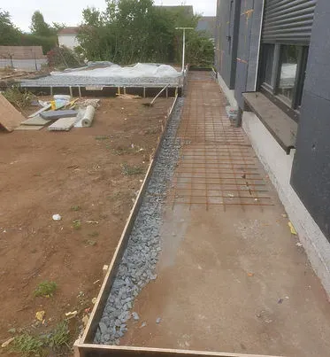 Coffrage et béton ciré